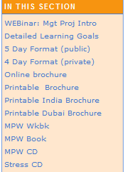 Select WEBinar topic of your choice top-left of this page. 